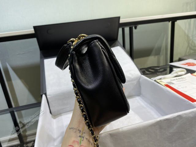 Chanel女包 AS1114/AS1115 香奈兒進口羊皮包 Chanel口蓋包 Chanel大菱格鏈條包手拎斜挎包  djc3907